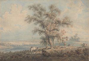 London from Highgate Hill by Thomas Girtin